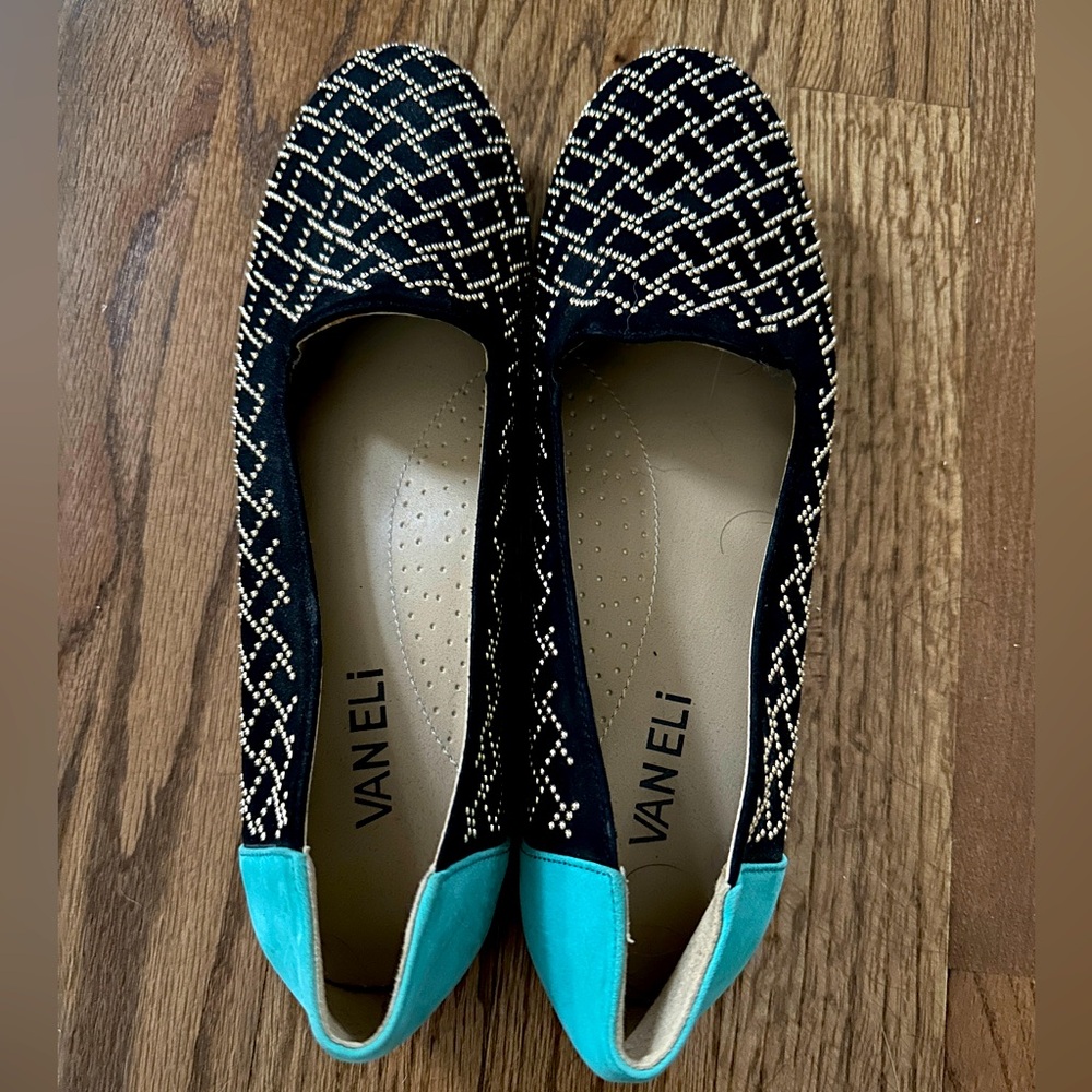 Beaded flats